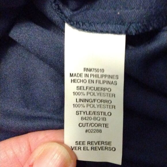 Jodi Kristopher Dark Indigo Evening Wedding Formal Dress 11 - Picture 7 of 11